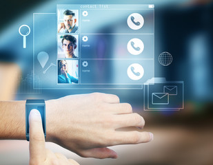 Future and communication concept