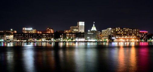 Fototapeta na wymiar Savannah at Night