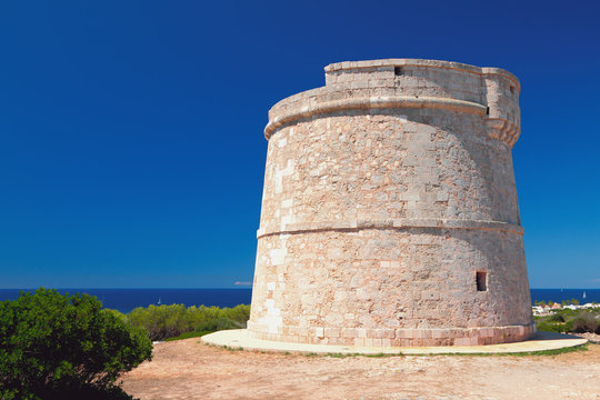 Tower "Torre Son Ganxo". Punta Prima, Minorca, Spain