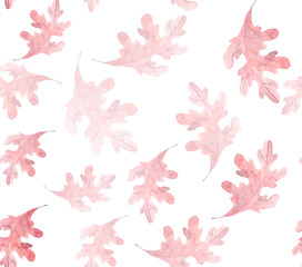  Autumn Leaves Pattern Watercolor