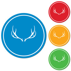 Hunting club logo icon