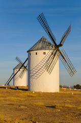Fototapeta na wymiar Windmill in campo de criptana