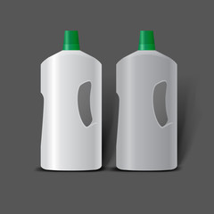 Mockup template for branding and product designs. Isolated realistic plastic bottles with unique design. Easy to use for advertising branding and marketing.