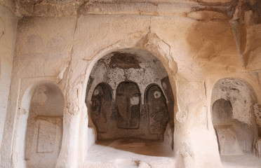 Cave Church in Zelve Valley, Cappadocia