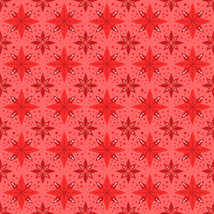 beautiful red flower pattern