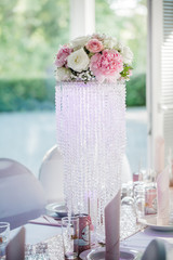 wedding flowers dekor bride groom