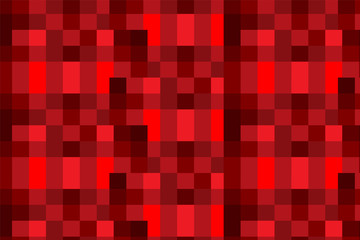 Fototapeta premium Red square pattern abstract vector background design