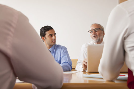 Business executives in a meeting