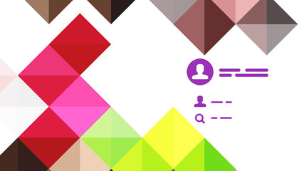 Modern geometric presentation background