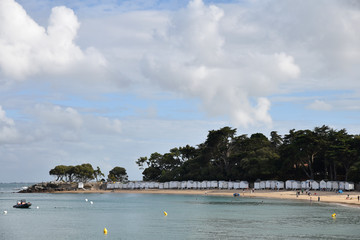 Pointe de la plage des Dames en été à Noirmoutier, France
