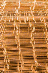 Mesh reinforcement on the sale on the basis of the building