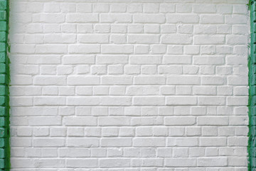 White brick wall in loft style