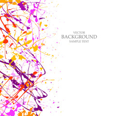 Art  background  with  paint  blots, splashes, drops 