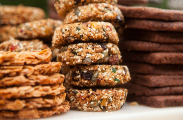 peanut brittle and cookies