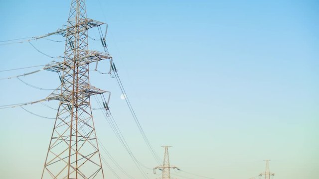 Electricity pylons
