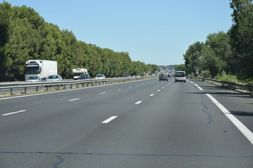 Naklejka premium Circulation fluide sur l'autoroute.