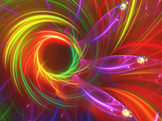 Abstract fractal background