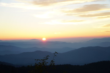 Sunset over North Carolina 