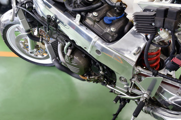 Fototapeta premium バイクの整備