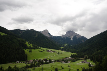 Fototapeta na wymiar Dolomite landscapes in the summer