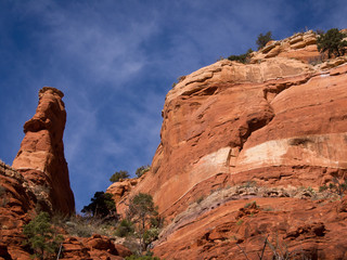 Fototapeta na wymiar Hiking northern Arizona's red rocks