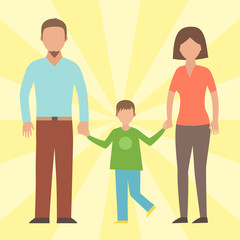 People happy family cartoon relationship characters lifestyle vector illustration relaxed friends.