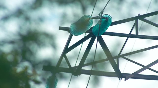 Electricity pylons