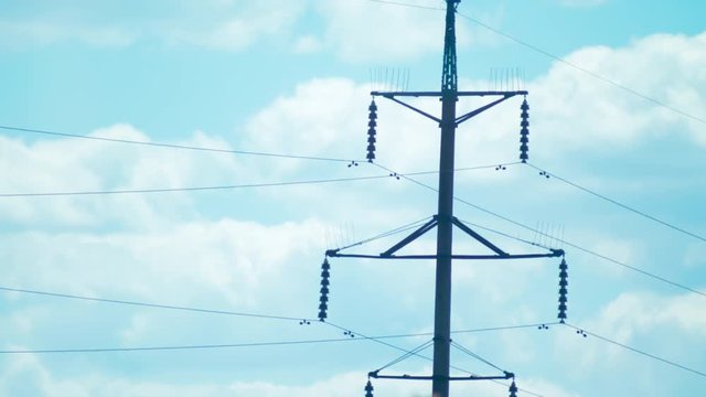 Electricity pylons