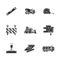 nine under construction icons