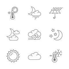 modern weather icons