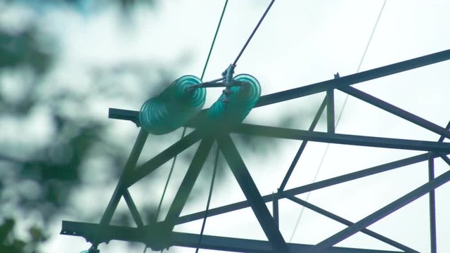 Electricity pylons