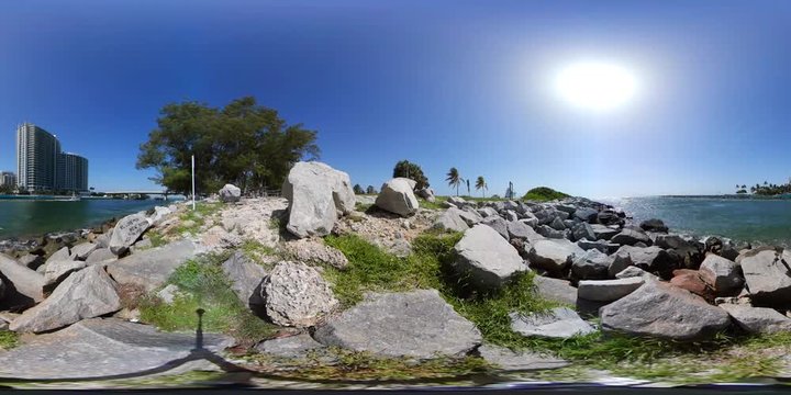 360vr Haulover park rock jetty