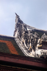 Fototapeta na wymiar ワットラカンコシターラーム Wat Rakang Kositaram (250 Arun Amarin Road, Kwang Sirirach, Khet Bangkok Noi, Bangkok 1070) 寺