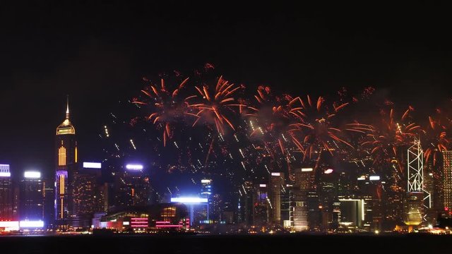 Fireworks Displays in Hong Kong
