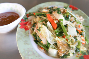 stir fried vegetable dish