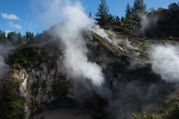 Geothermal volcanic New Zealand at Craters of the Moon