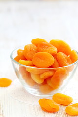 Sweet dried fruit. Dried apricots.