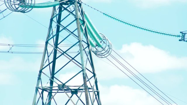 Electricity pylons