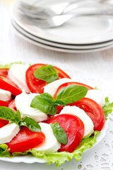 Delicious salad caprese