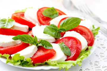 Delicious salad caprese