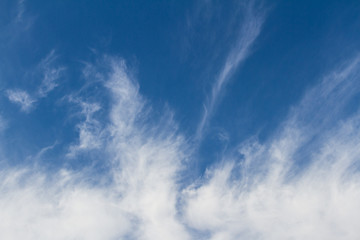 Blue sky with clouds