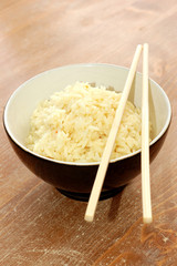 A bowl of healthy organic rice