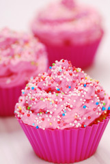 Pink cupcakes