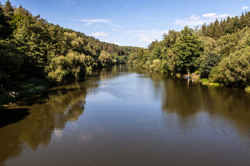 Fototapeta na wymiar River Luznice