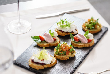different kinds of canape
