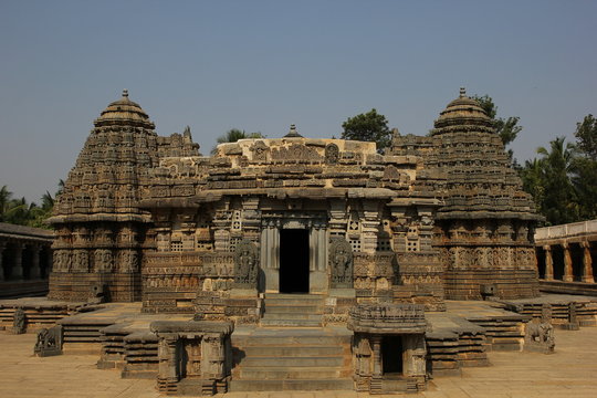 Chennakesava Tempel in Somanathpura, Bundesstaat Karnataka, Indien