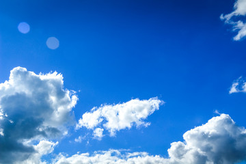 青空と白い雲