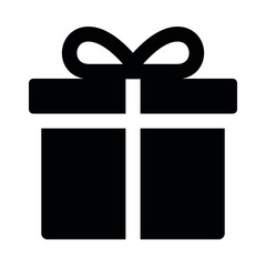 Obraz premium Gift icon - Birthday present vector