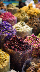 Spices Market at Souk in Dubai, United Arab Emirates.