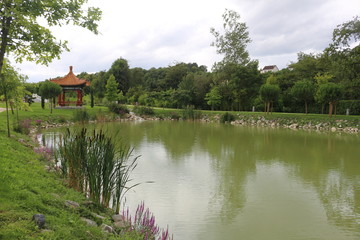 Obraz premium Etang asiatique